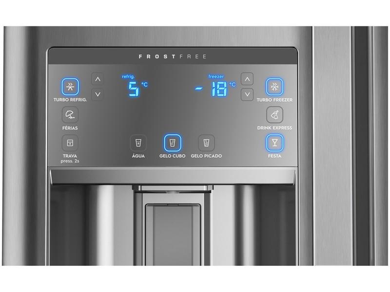 Geladeira/Refrigerador Electrolux Inverter - Frost Free Inox
